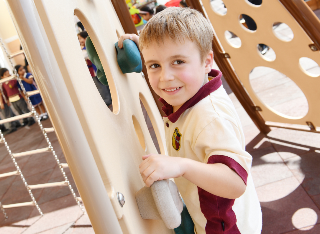 Early years climbing outdoors